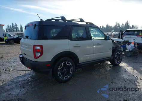 2024 Ford Bronco Sport Outer Banks z USA, uszkodzony, nr VIN 3FMCR9C66RRE80805